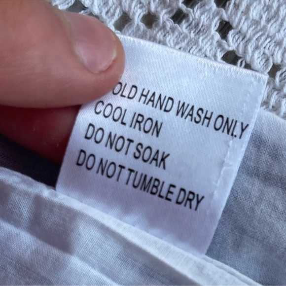 Nwot Women’s seek the label blue stripped skirt size medium - Picture 6 of 6